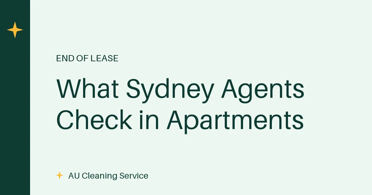 Cleaner finishing end of lease cleaning on a Sydney apartment balcony in a strata building overlooking the city