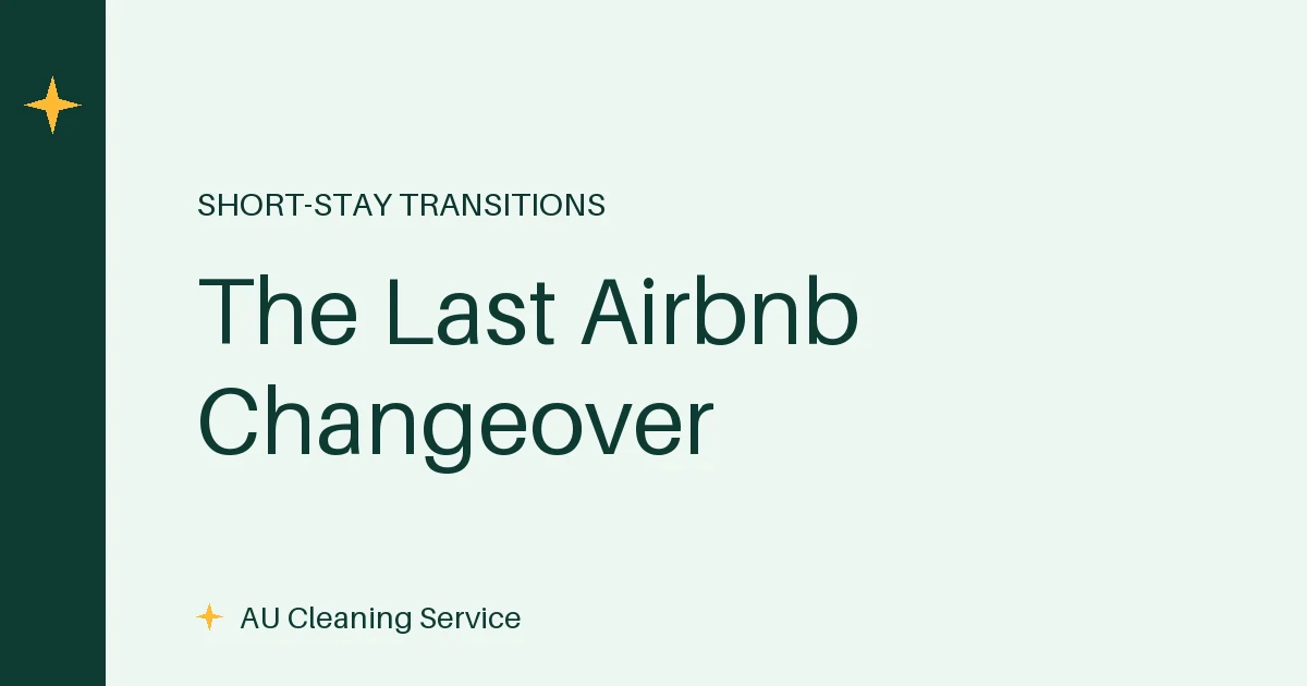 Cleaner deep cleaning an empty furnished apartment during an Airbnb final clean before long term rental handover